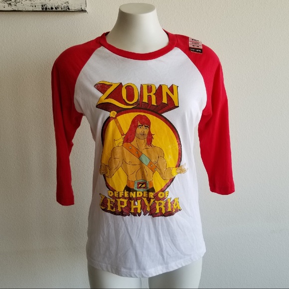 Hot Topic Tops - Son of Zorn | graphic | comic | raglan | tee | M